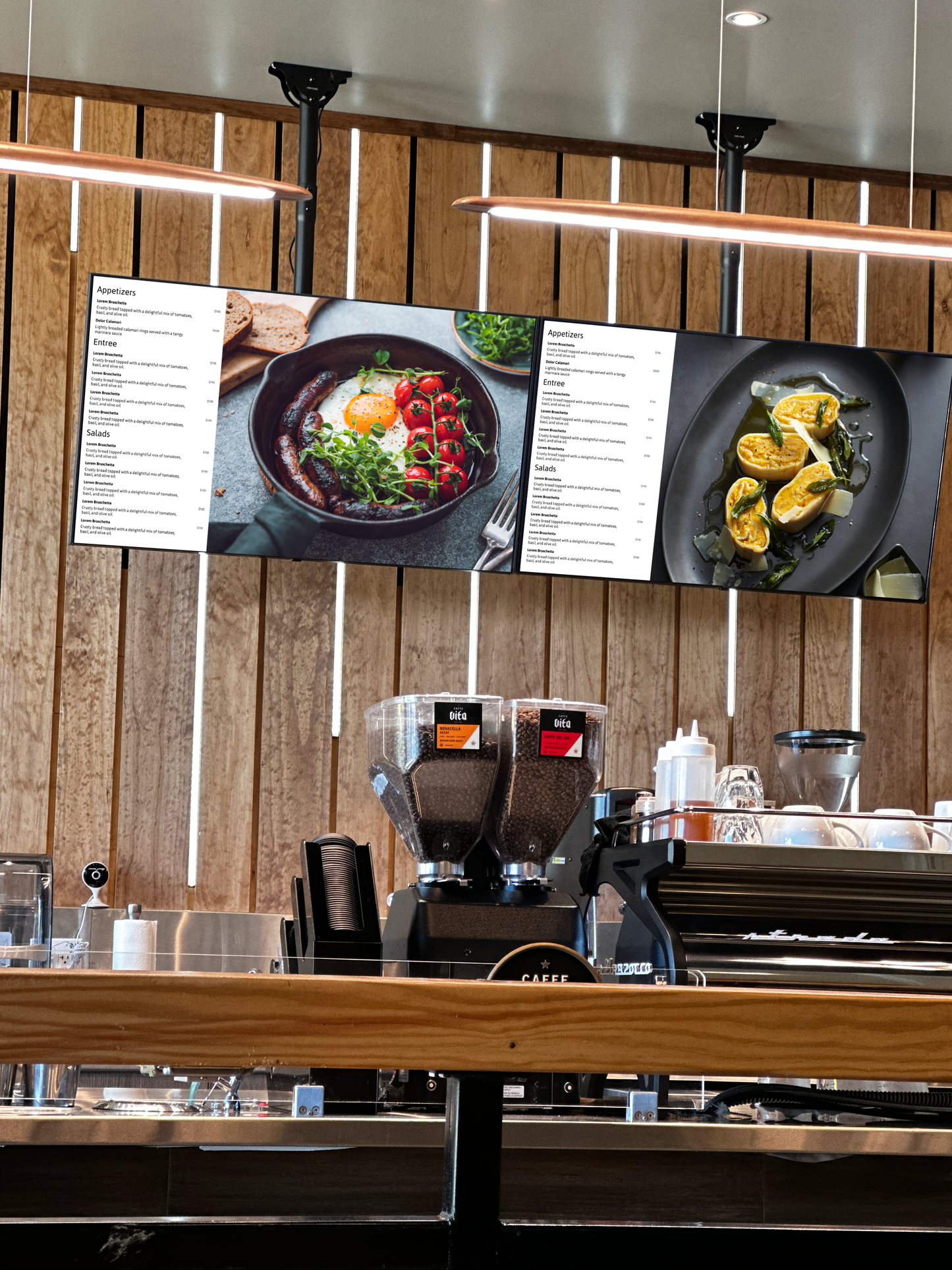 Digital Signage Menu Template for Restaurants